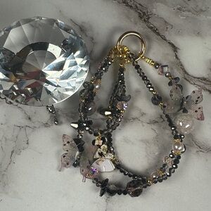 Chic Butterfly Charm Key Holder/Purse Chain